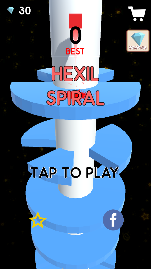 ɫ����ԾHelix Jumpv1.1 ��׿��
