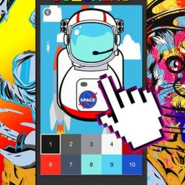 太空色彩像素Astronaut Space Pixel 太空色彩像素Astronaut Space Pixel