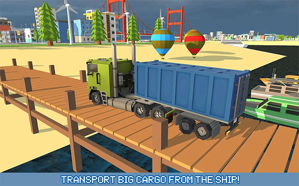 ���ؿ�����������(Blocky Truck Urban Transport)v2.6 ��׿��