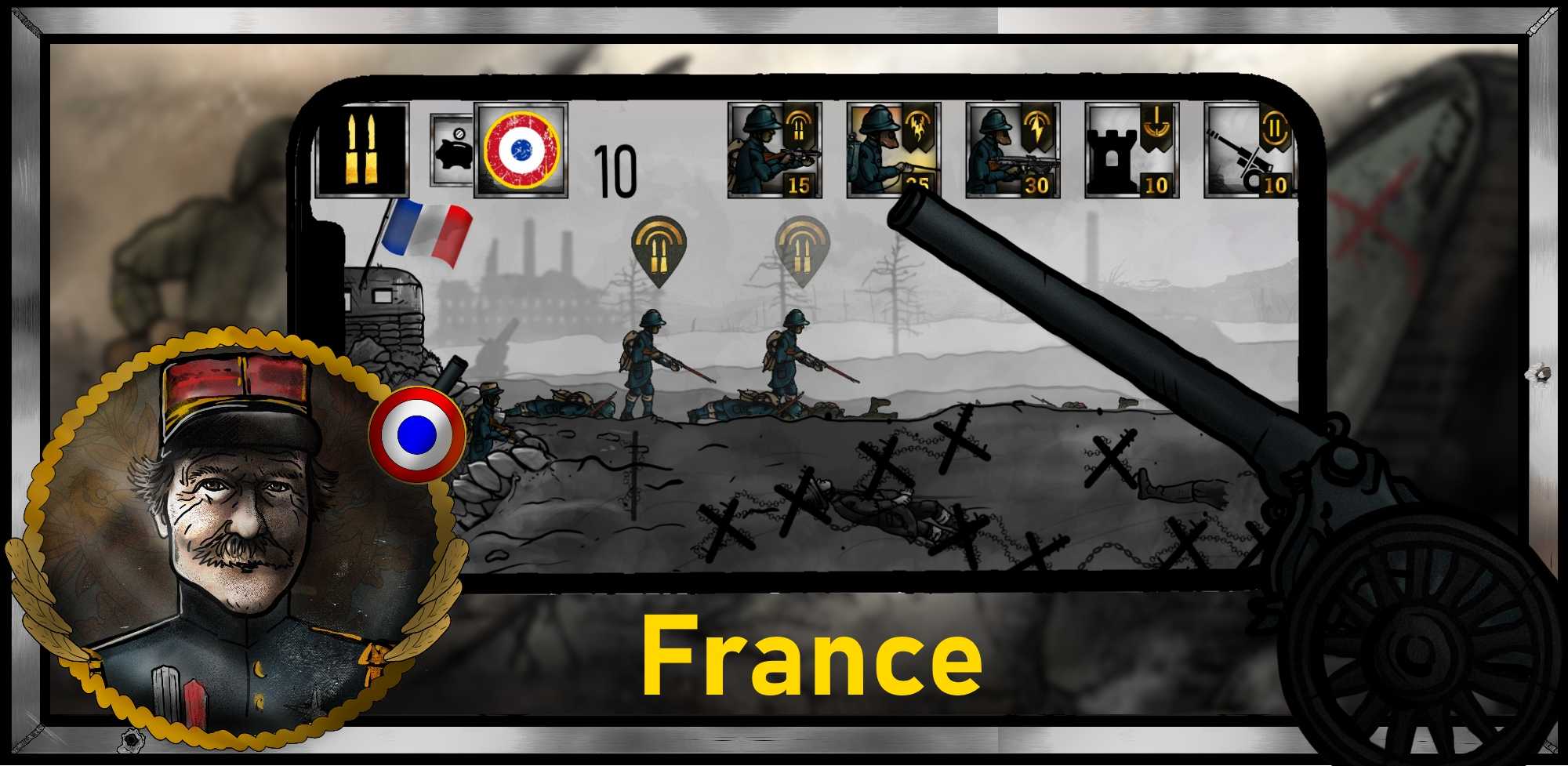 ���ߵĺڰ���Ѱ�(Dark on the Western Front)v4.1.0 ��׿��