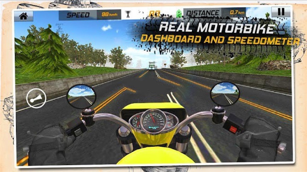 ��ͨ���ֹ�·��(Traffic Rider: Highway Race)v1.4 ��׿��