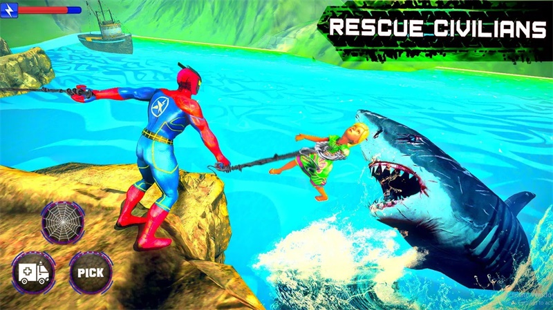 ����֩��������սʿFlying Superhero Rescue Battlev1.1 ��׿��
