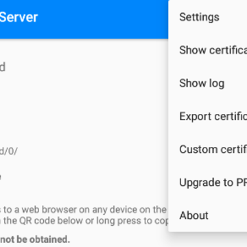 HTTP File Server app