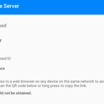 HTTP File Server app