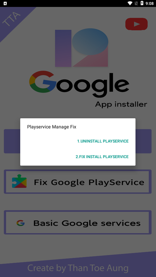 TTA google installer miuiv1.3 °