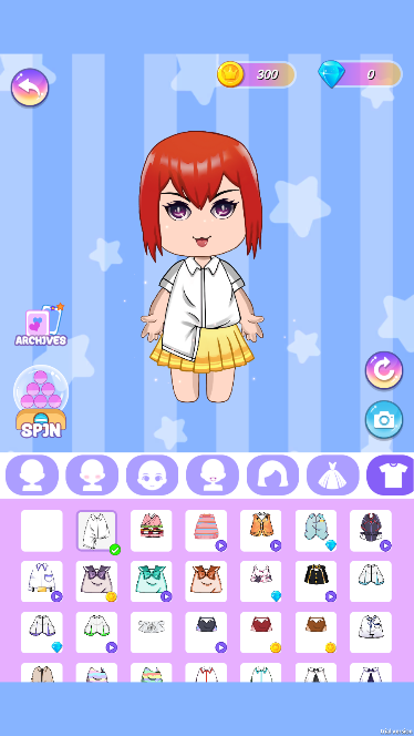 ʱ��������Ůװ��(Fashion Famous Chibi Dress Up)