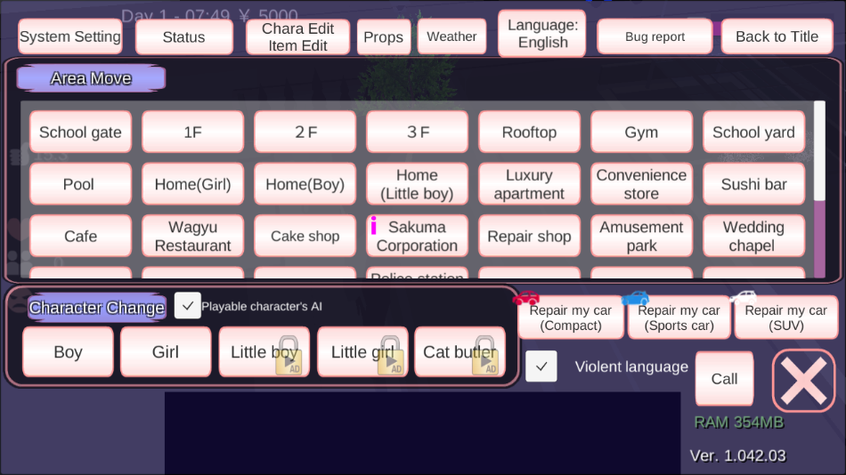 SAKURA SchoolSimulatorӢ�İ����2024v1.042.03 �ٷ���׿��