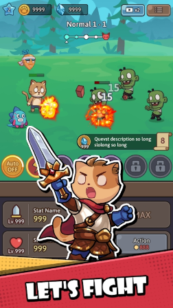 è�������RPGս��(Cat Legend Idle RPG War)