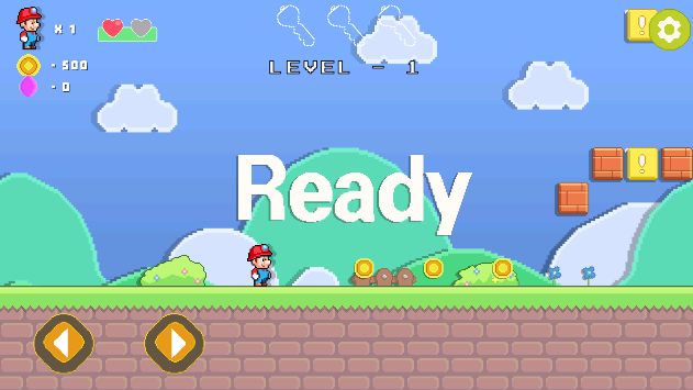 ����������Ծ����(Super Malin Jump:run game)