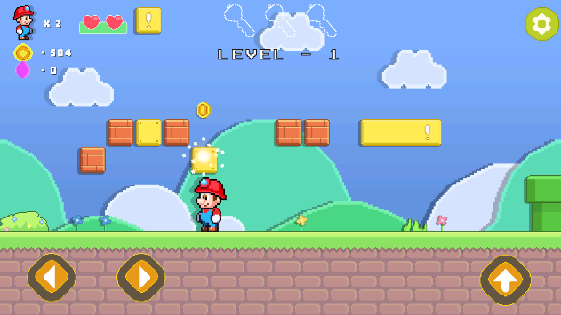 ����������Ծ����(Super Malin Jump:run game)