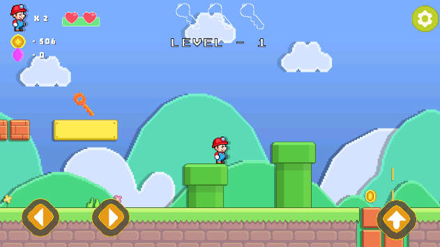 ����������Ծ����(Super Malin Jump:run game)