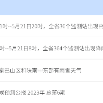 陕西气象 陕西气象
