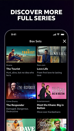 BBC iPlayer app BBC iPlayer app