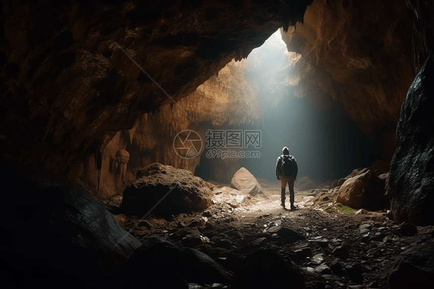 绝望黑暗洞穴 手电损坏后摸黑找路 洞穴逃生画面