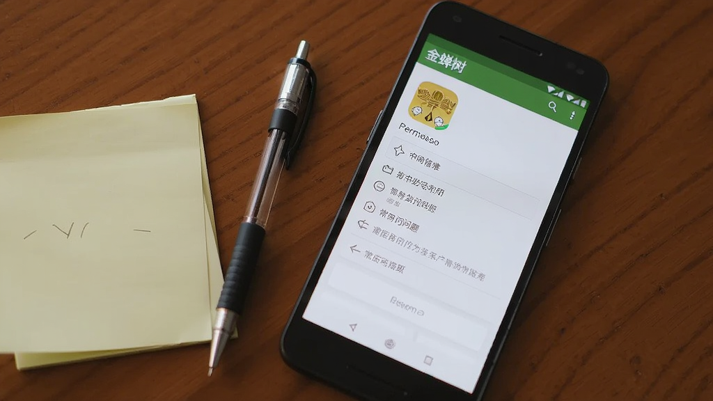 一部安卓手机显示金蝉树应用的设置与帮助页面,屏幕标题为