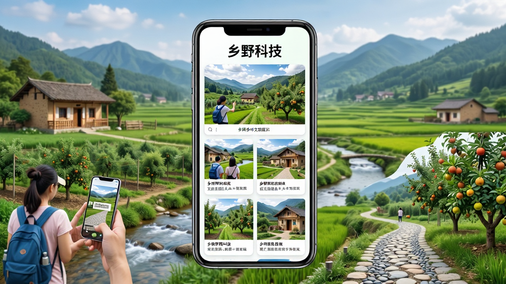 ��Ұ�Ƽ��������չʾҳ�棬����Ϊ�ֻ���Ļ��ʾ������޺ͷ羰��Ƭ������Ϊɽˮ��԰������Ϊ�ֻ����У���Χ�����ޡ���ժ԰��СϪ��ɽ�͵�Ԫ�أ��Ű�Ϊͼ�Ļ����ٲ�����������ʾ����Ұ�Ƽ��������Ϊ�������η磻ϸ�ڰ����οͲ鿴�ֻ������С�ݡ�������ʯ��·�����ʸ��壬�ɾ����޶���Ԫ��