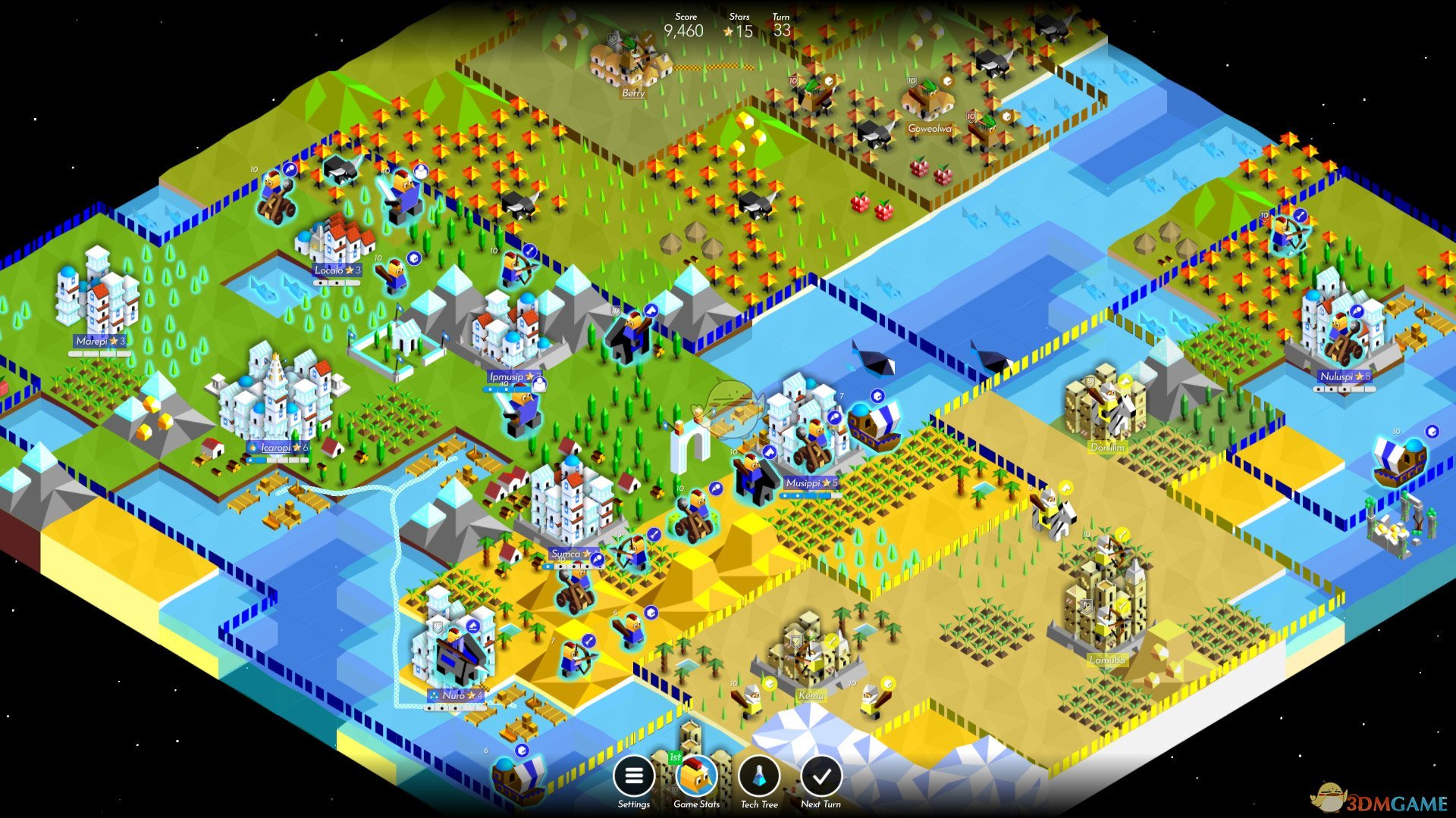 �ʼ�����ս��Polytopia Hexonia - Art of Tactic �غ��Ʋ������ο���ѡ�����