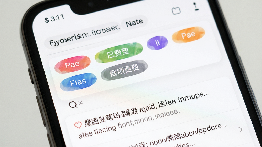�������ʼ����ǩ�������棬����չʾ�ֻ���Ļ�ڶ����ɫ��ǩ��ʼ��б�������ͻ����ǩ�������򣬲���Ϊ���½ṹ�������ˬ���ţ�ϸ�ڰ�����ͬ��ɫ�ı�ǩ������ʼ�ժҪ���֣����ʸ��壬�ɾ��޶���Ԫ��