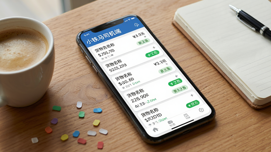 ���������ǡ�С����˾���ˡ����˵�����ҳ�棬�ֻ���Ļ��ʾ�����˵���¼��Ƭ��ÿ�ſ�Ƭ���л������ơ��˷ѽ���״̬��ǩ�����ֲ��ô�ֱ�б��Ű棬�ֻ�������ľ�������ϣ��Ա���һ�����Ⱥ�һ���ʼǱ������Ϊ����칫дʵ�硣ϸ���Ͽ�Ƭ��Ϣ������״̬��ǩ��ɫ�������ԡ����ʸ��壬������ͣ��ɾ��޶���Ԫ�ء�