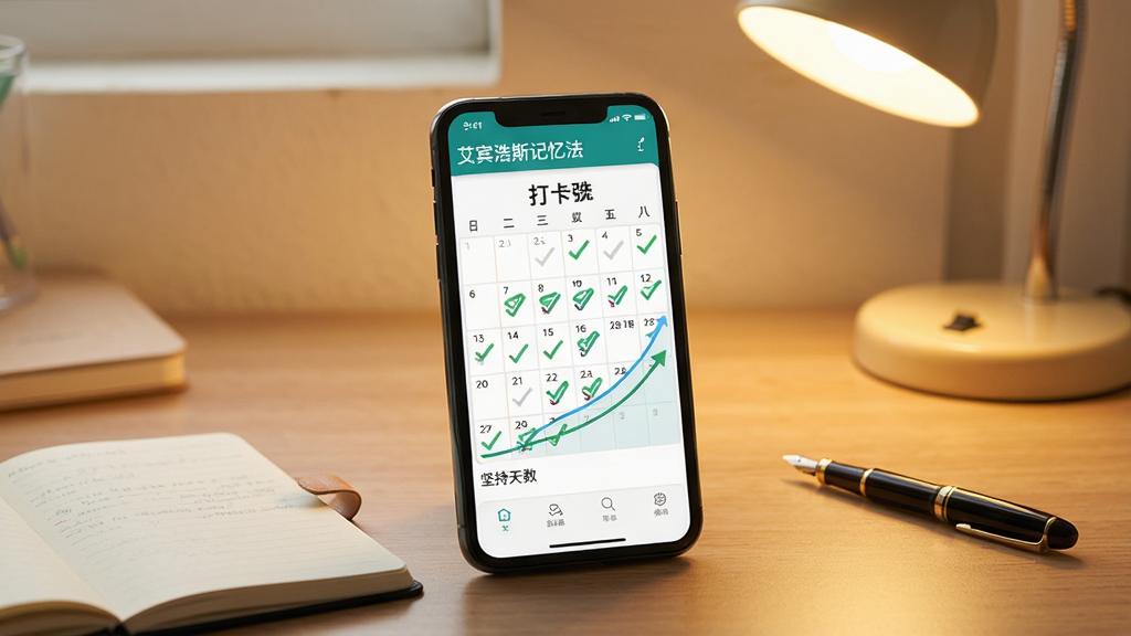 一部手机放在书桌上,屏幕显示