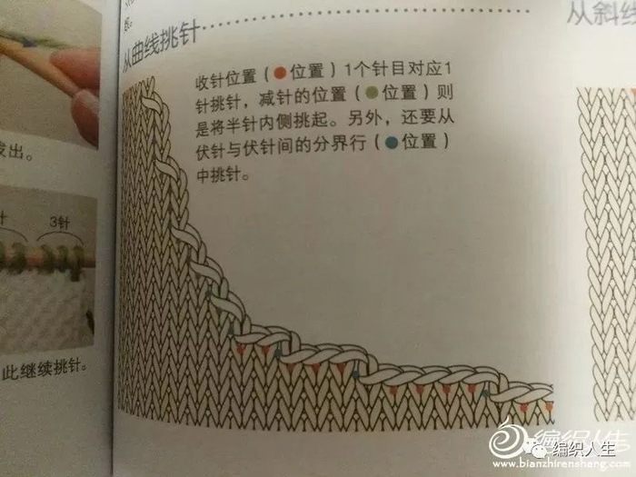 织爱毛衣编织身子分袖和袖子缝合步骤实拍配图