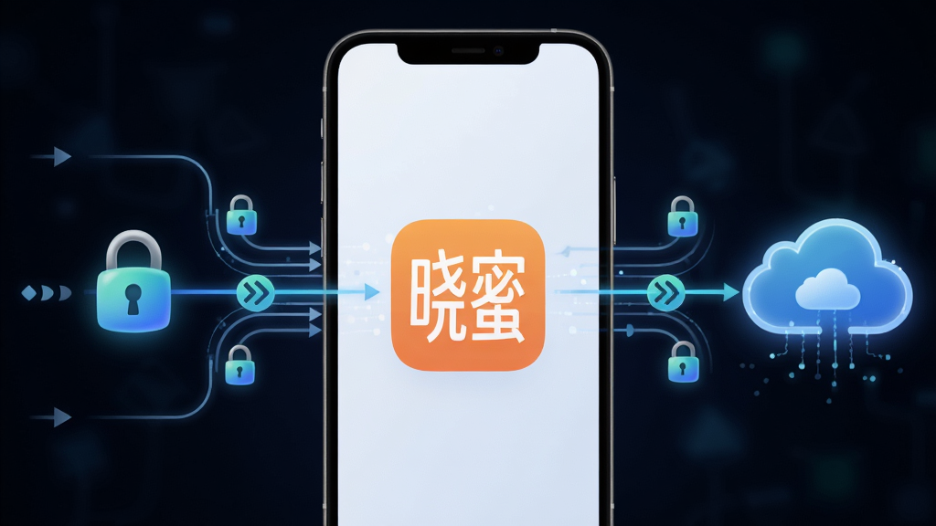 手机与云端服务器之间的数据同步示意图,