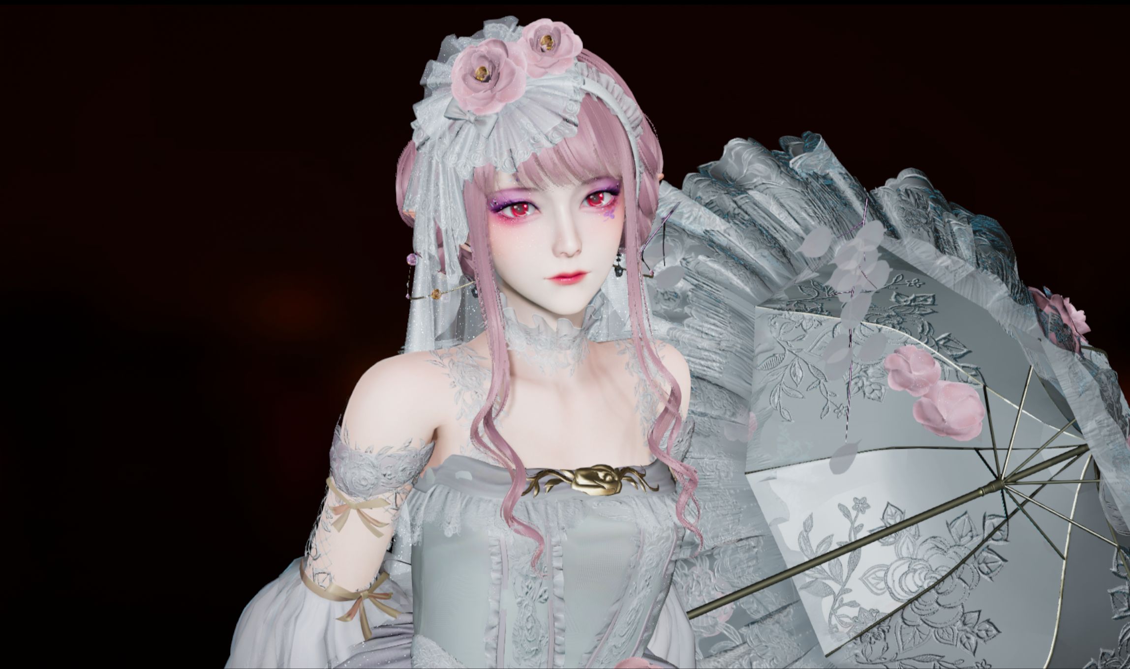 AI少女性感艾米利亚小姐姐MOD服装造型与贴图细节