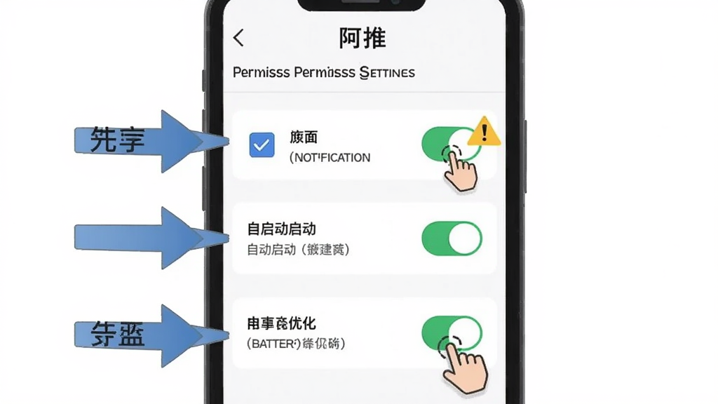 一幅AI生成的教程风格插图,主体是手机屏幕显示