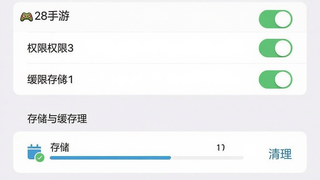 一张手机端应用设置界面图,主体为