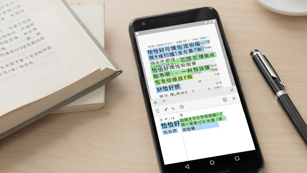 ǡǡ��ɨ��������ȡOCRʶ����ʾ��ͼ������չʾһ����׿�ֻ���Ļ����ʾһ��ɨ����ֽ���ĵ����ĵ��е����ֱ�������ѡ����ȡ���·����ı��༭�����ֻ��Ա߷���һ�����������һ֧�ʣ�����Ϊǳɫ���档���Ϊ���¼�Լ�磬ϸ�����������ʸɾ����޶���Ԫ�ء�