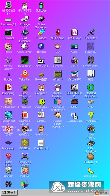 Windows93手机版安装教程与体验分享 手机运行Windows93界面截图