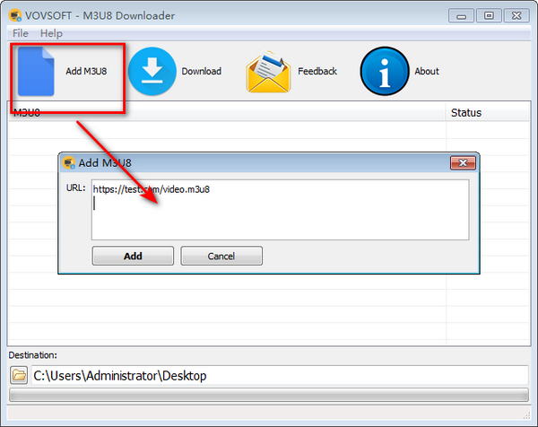 VovSoft Batch URL Downloader3 下载设置 线程数 保存路径 参数调整