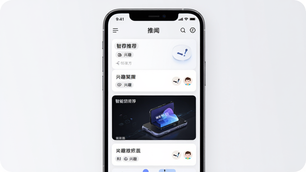 手机屏幕中显示