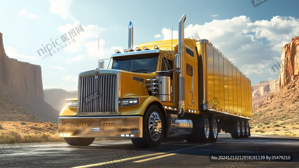 世界卡车大运输3DWorld Truck Grand Transport 3D 雨天山路驾驶 卡车在复杂路况下的实拍画面