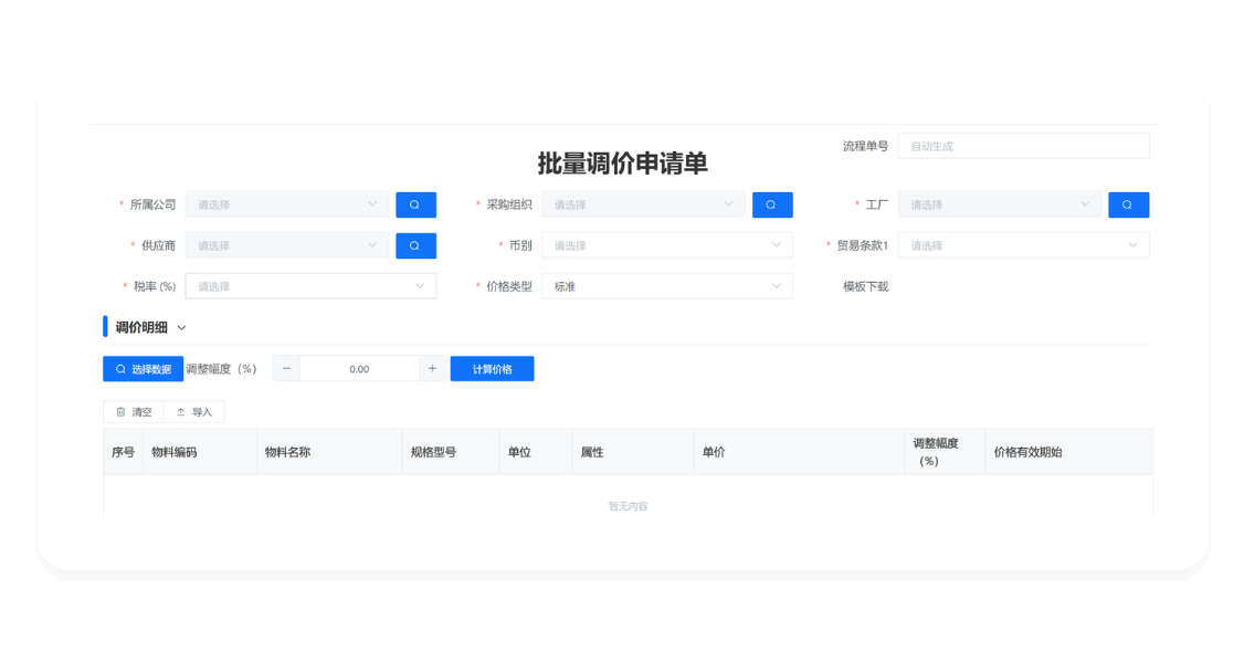 鲸采云SRM与ERP系统对接及多平台选型对比示意图
