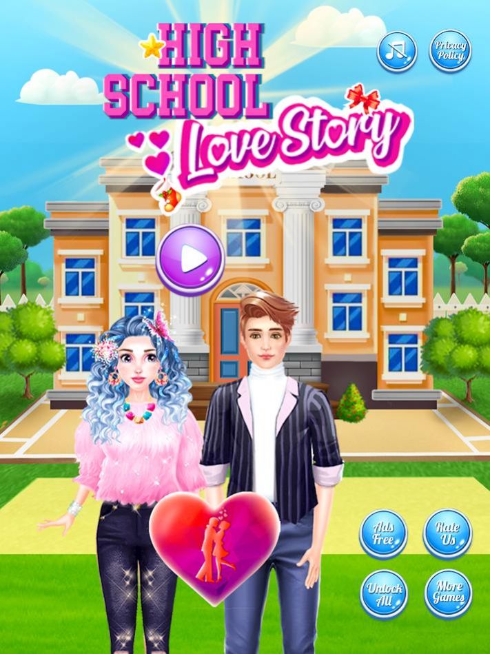 ��������װ��(Love Story High School Crush)У԰��װ������Ϸ�������ͼ