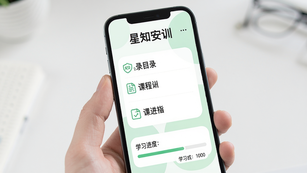 ��֪��ѵ�γ�ѧϰҳ�棬�ֻ���Ļ��ʾ�γ�Ŀ¼��ѧϰ��������ҳ�����С���֪��ѵ������������Ϊ��ɫ�뵭��ɫ���䣬������£�ϸ�����������ʸɾ����޶���Ԫ��