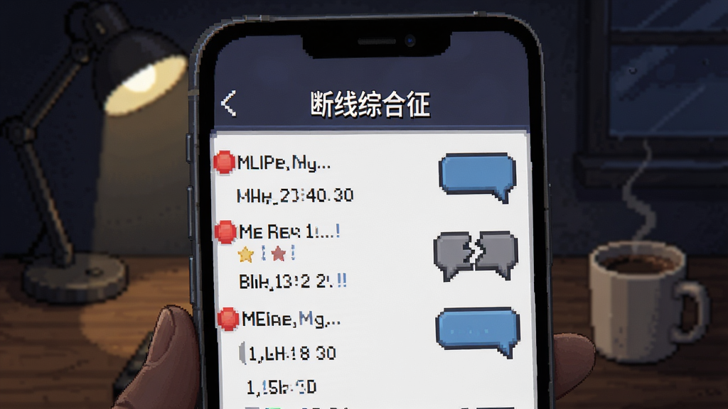 手机屏幕特写画面,屏幕中显示着