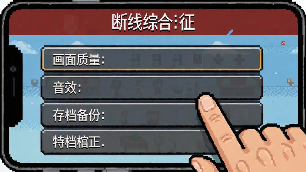 手机游戏运行设置界面,画面中显示