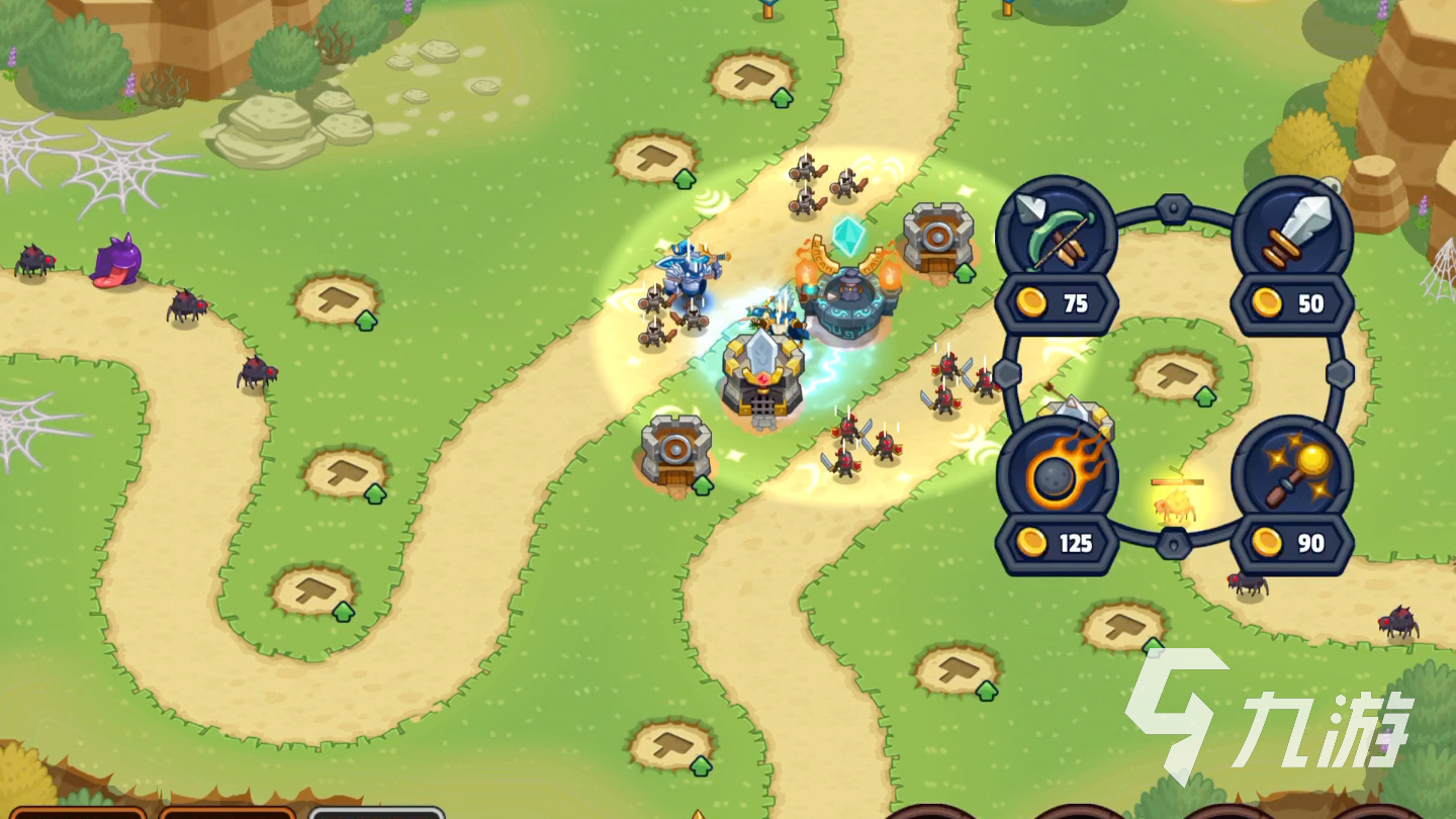 空闲堡垒防御Idle Forts Defense 炮塔搭配布局 冰霜塔溅射炮防守阵型