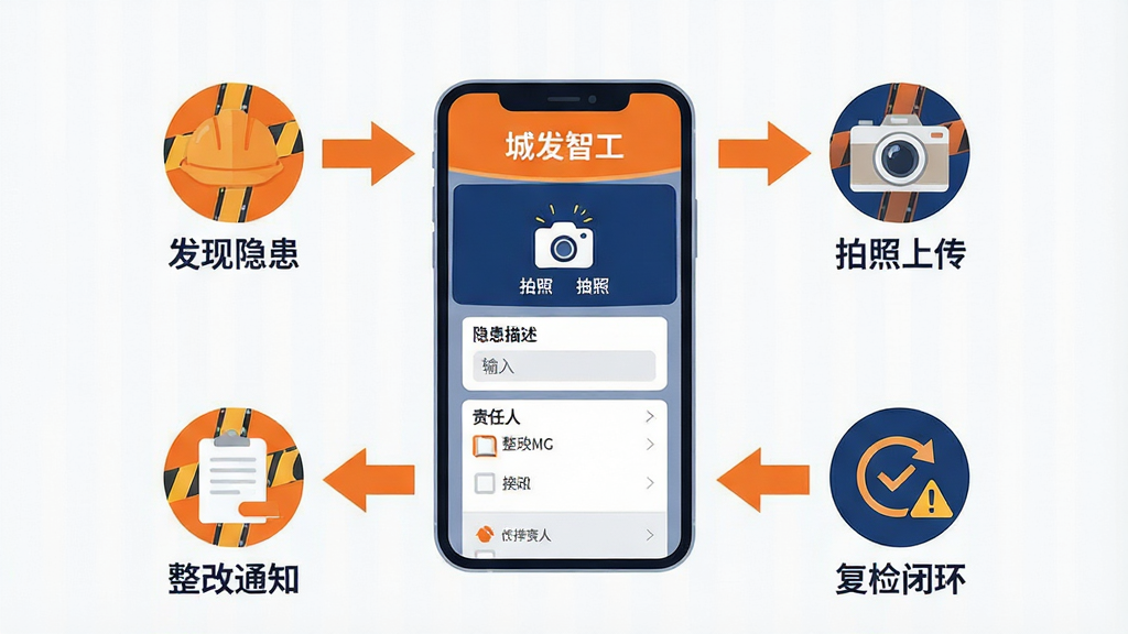 һ��չʾ��ȫѲ�������ϱ����̵Ĳ廭������������һ���ֻ�����Ļ����ʾ���Ƿ��ǹ��������ϱ�ҳ�棬�������հ�ť����������������������ѡ���б����ֻ���Χ�ü�ͷ�����š������������������ϴ���������֪ͨ��������ջ����ĸ�����ͼ�꣬����Ϊ��������ͼʽ��ͼ�����Ϊ�����ƽ�廭����ɫ������ɫΪ��ɫ����ϸ�ڰ�����ȫñ�;�ʾ��־����������������ɾ����޶���Ԫ��