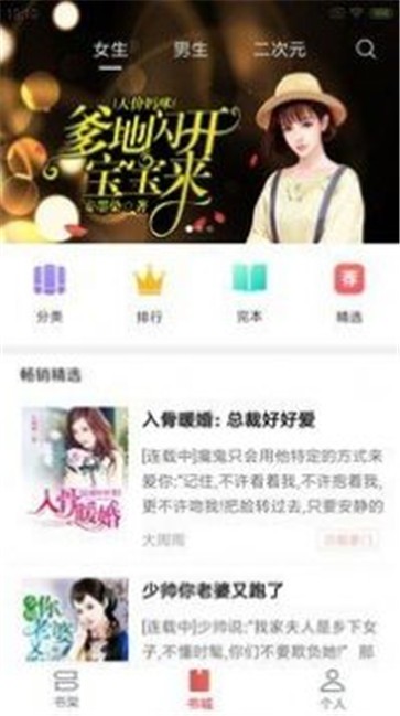 爽文小说阅读器 安卓版 阅读界面截图