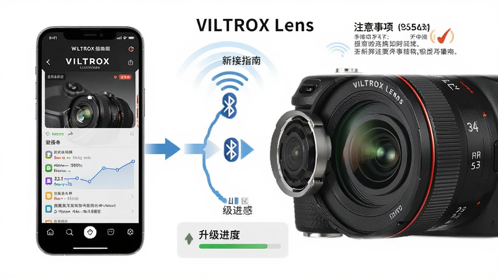 VILTROX Lens ���ֲ���ָ��ʾ��ͼ������Ϊ�ֻ���Ļ�������ͷ���ӳ���������Ϊ����ֻ���ʾӦ�ý��桢�Ҳ������ͷ��д���в��ü�ͷ��ע���Ӳ��裬�Ű�Ϊ�̳�ͼ����ϸ�ڰ��������źŲ��ơ��������ȡ�ע���������ֿ򣬻����������ɾ����޶���Ԫ��