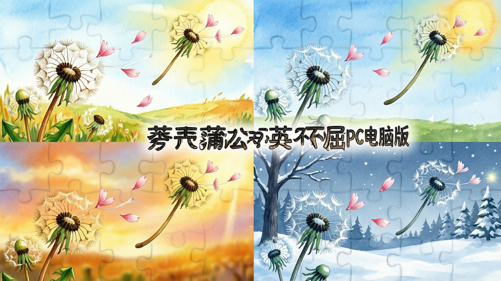 һ����Ϸ�ļ�����ƴͼ��ͼ��������չʾ�����ﶬ�ĸ����ڵ��ѹ�Ӣ���г���������Ϊ�Ĺ������У�����ֻ�ˮ�ʣ�ϸ�ڰ�������Ʈ��͹�Ӱ�仯�����ʸ��壬�ɾ����޶���Ԫ�أ������д������֡��ѹ�Ӣ����PC���԰桱