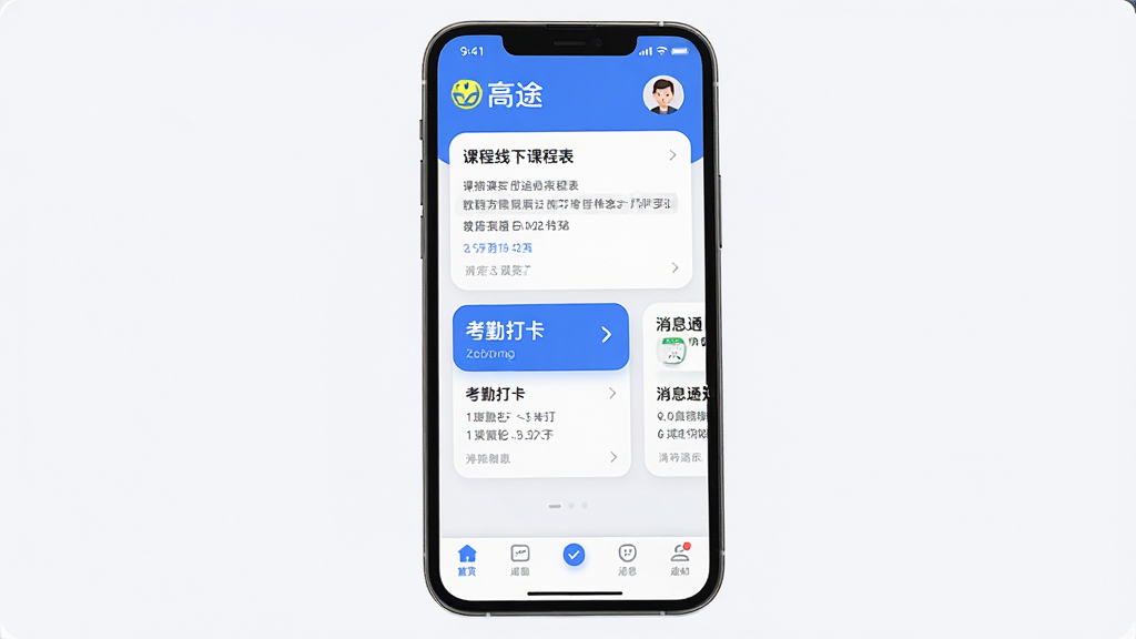 ��;����APP������չʾ������Ϊһ�������ֻ�����Ļ��ʾ�γ̱������ڴ�����Ϣ֪ͨ��������ģ�飬���ֲ������½ṹ���Ϸ�ΪƷ�Ʊ�ʶ���û�ͷ���в�Ϊ���ܿ�Ƭ�������У��·�Ϊ�ײ������������Ϊ��ˬ�����磬ϸ�ڰ���������ɫ��Բ��ͼ���������壬���ʸ��壬����ɾ����޶���Ԫ��