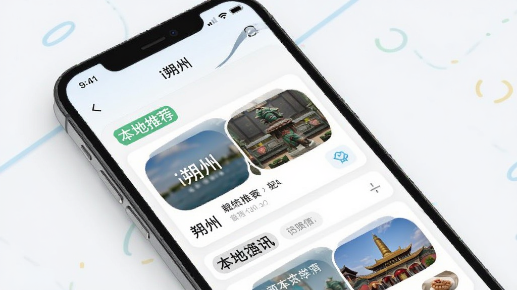 一张手机应用界面的设计图,画面中