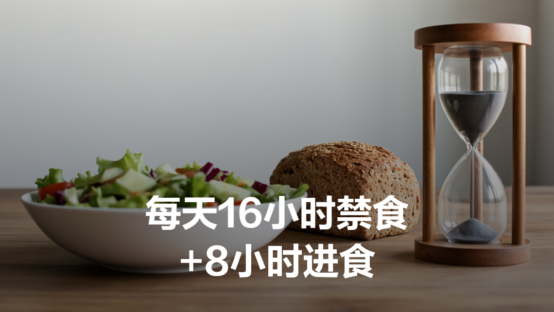 时光轻断食进食窗口时间安排示意图