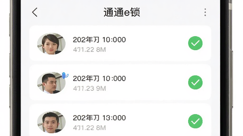 ������ͨͨe��APP�Ŀ��ż�¼�б����棬����Ϊ�ֻ���Ļ��д���б���ʾ��������ʱ�����û�ͷ���Ű����������Ϊ��ƽ����ƣ�ϸ�ڰ�����ͨͨe�������⡢ʱ�������ɫ�ɹ���ʶ�����ʸ��塢�ɾ����޶���Ԫ�ء�