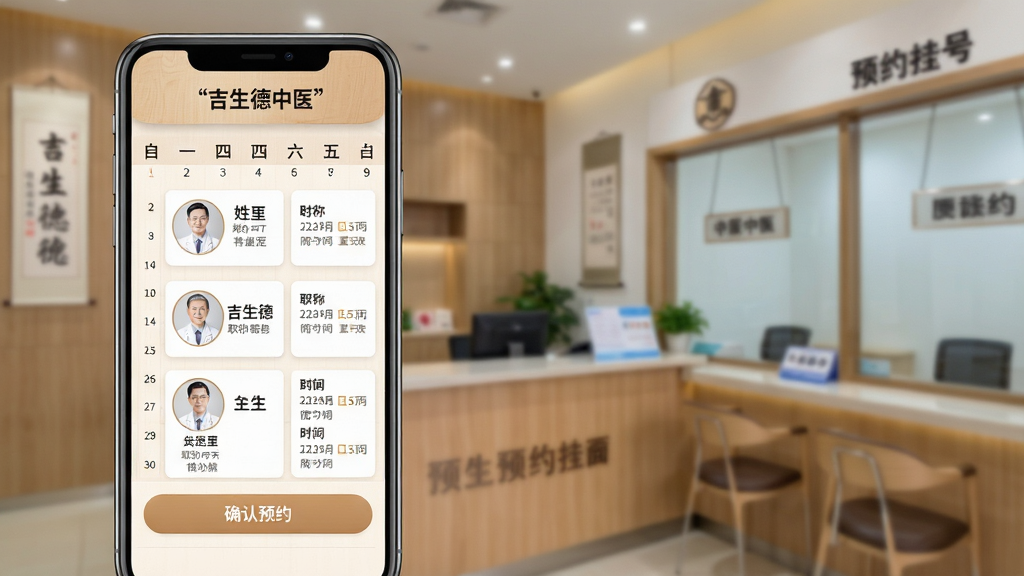 ��������ҽԤԼ�Һ�ҳ�棬�ֻ���Ļ�ڳ�������ʽ�Ű����ҽ���б���ÿλҽ����Ƭ��ʾ������ְ�����ԤԼʱ�Σ��ײ���
