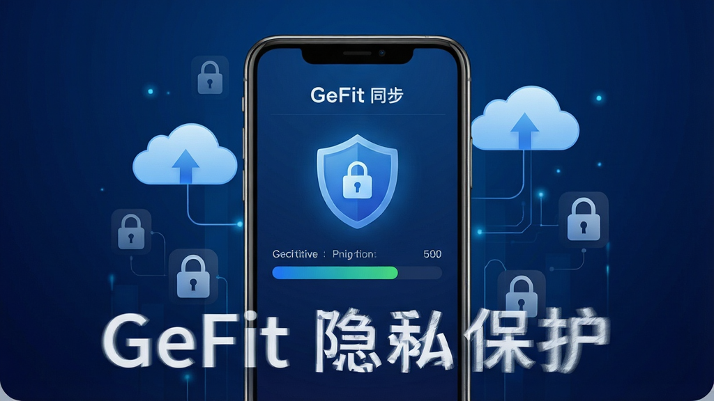 һ��չʾGeFit����ͬ������˽�������ܵ�AI��ͼ����������Ϊ�ֻ���Ļ��ʾ����ͬ���������Ͷ��ư�ȫͼ�꣬��Χ���ƶ�����η��ţ�����Ϊ����ɫ�Ƽ��н��䣬����Լ���񣬻����������ɾ��޶���Ԫ�أ�ͼƬ�����ֱ�ע��GeFit ��˽������